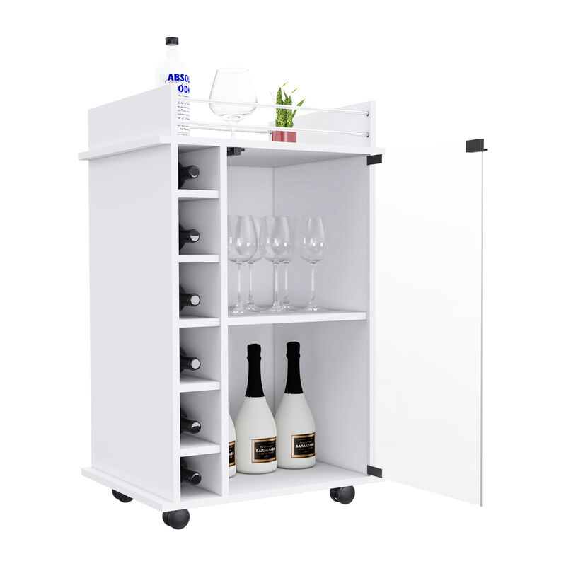 Bar Cart Baltimore, Living Room, White