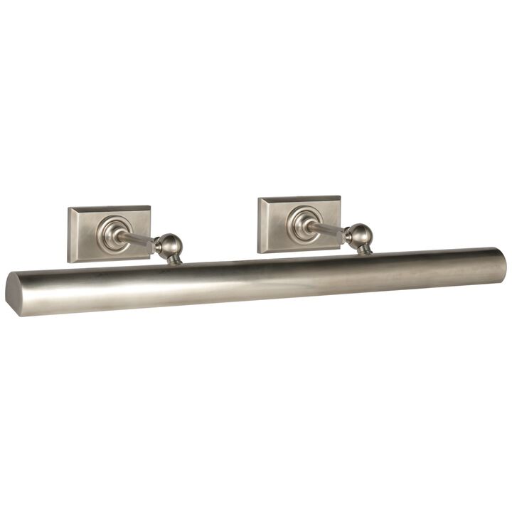 24" Cabinet Maker's Picture Light in Antique Nickel