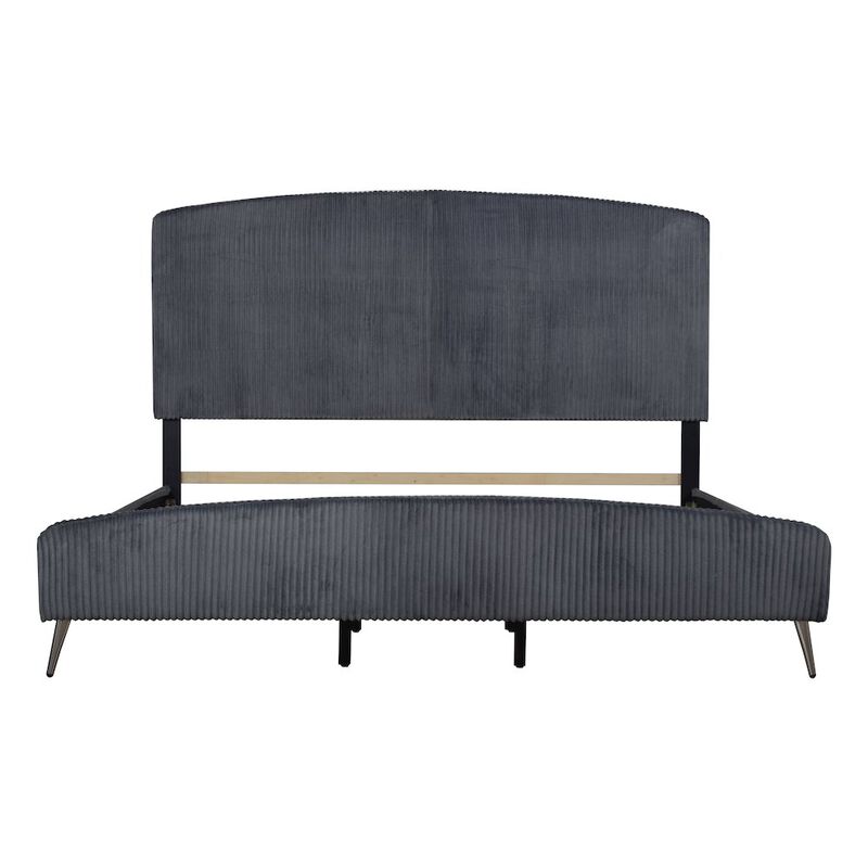 New Classic Furniture Kailani Wood King Bed, Gray