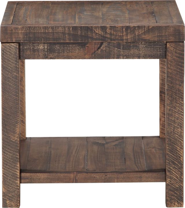 Craster Wood Square Side Table