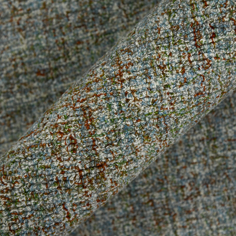 Laurel Farmhouse Plaid Hand-Tufted Blue Spruce Area Rug, 7'6" X 9'6"