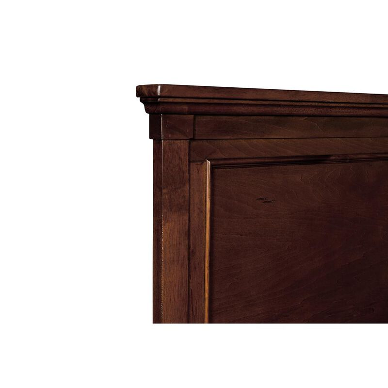 New Classic Furniture Furniture Tamarack Contemporary Solid Wood 4/6 Full Bed in Cherry