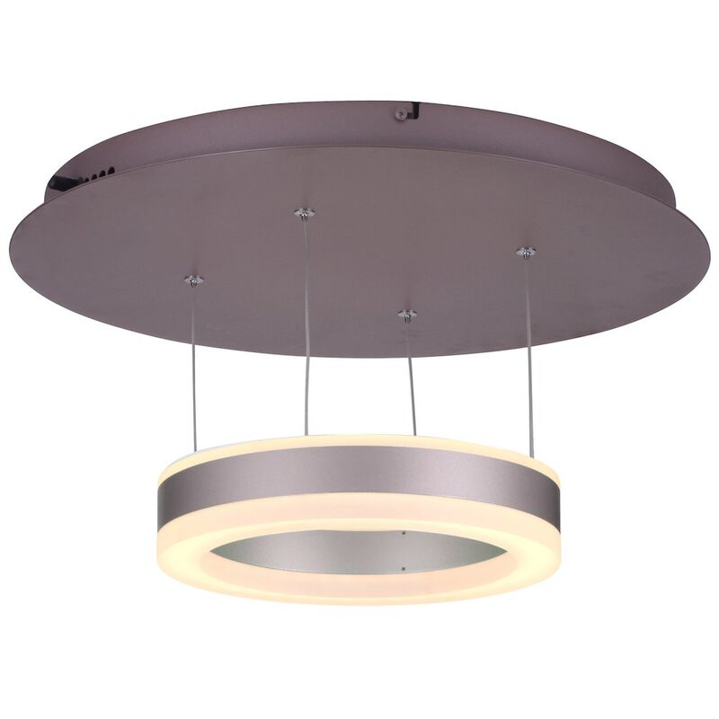 VONN Lighting 11” Wi-Fi-Enabled Tunable White Color-Changing LED Pendant Ceiling Fixture