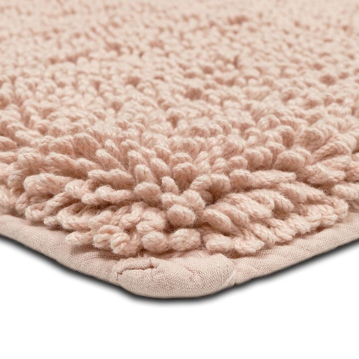 Classic Cotton Ii Blush 1' 5" x 2' Bath Mat