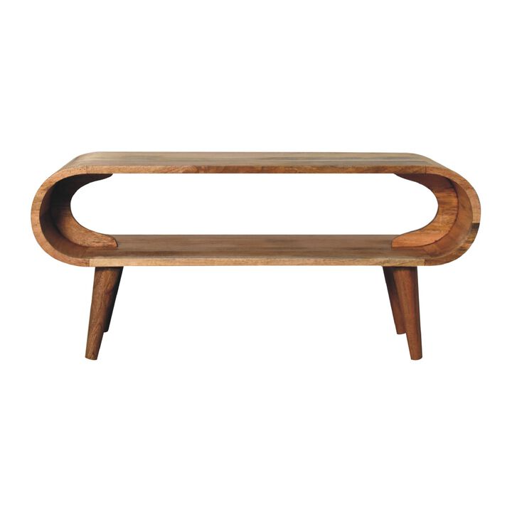 Artisan Furniture solid Wood Amaya Nordic Style Oak-ish Coffee Table