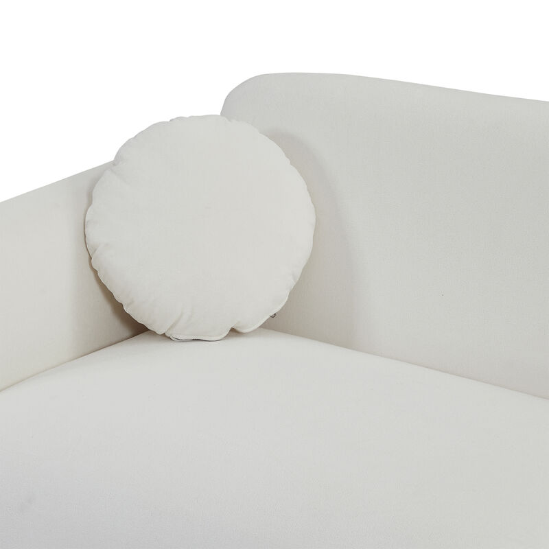 Merax Upholstered Loveseat 2 Seats Sofa