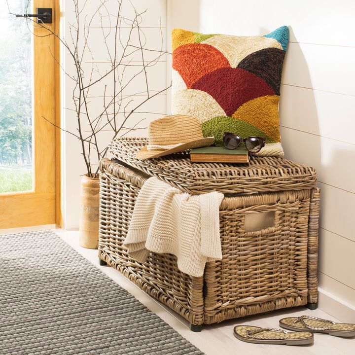Elijah Wicker Storage Trunk