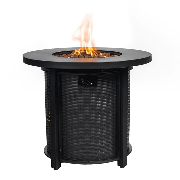 Propane Round Fire Table 40000BTU Propane Fire Pit Table