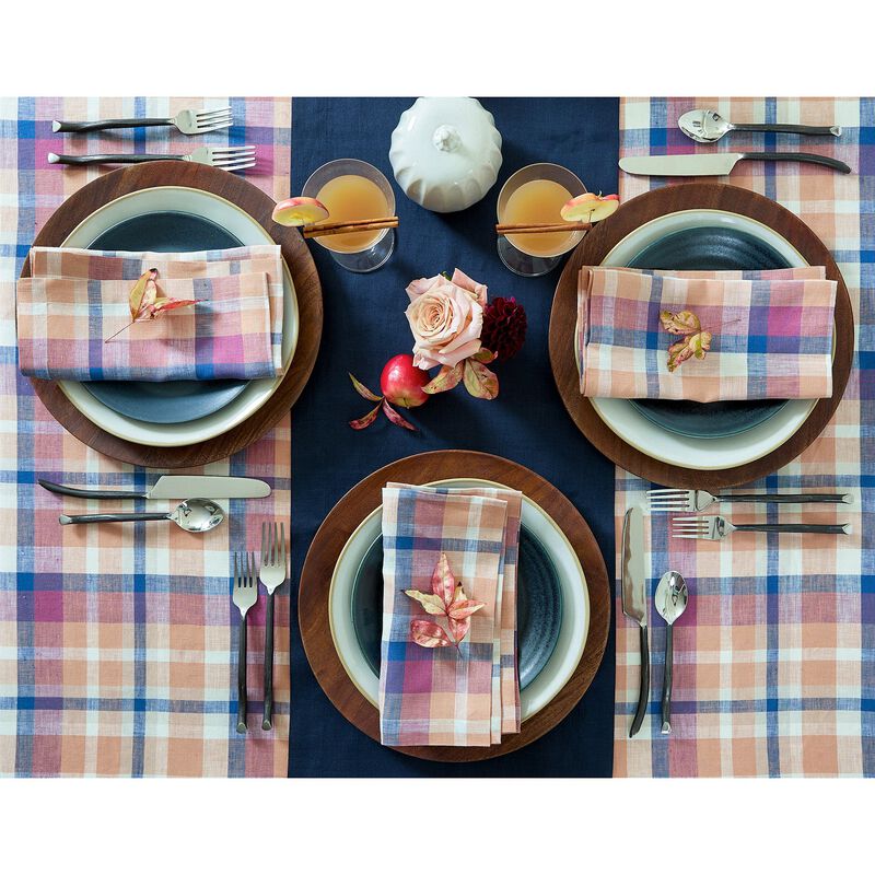 Solino Home 100% Pure Linen Table Runner | Fete for Valentine;s