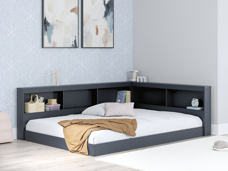 Full Bookcase Storage Bed