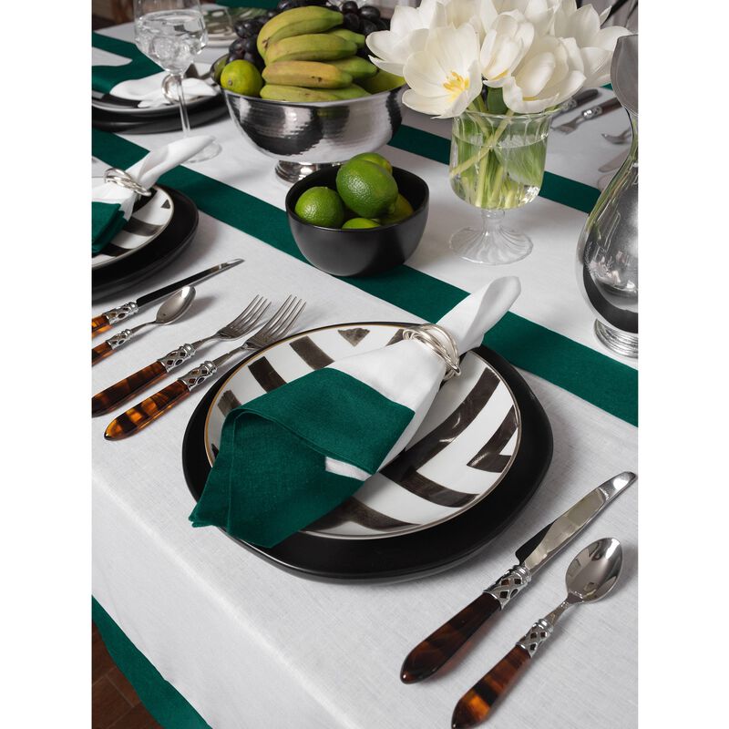 Solino Home 100% Pure Linen Table Runner | Contempo