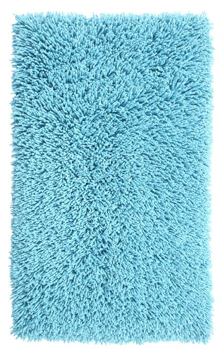 Knightsbridge Melbourne 220 GSF Non Skid Back Bath Rug 20 x 30 - Aqua