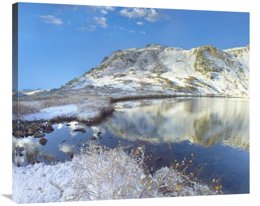 Pond and Geissler Mountain, Linkins Lake, Colorado-Canvas Art-36x29.88