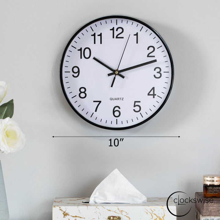 Clockswise Blue 10-In Analog Clock