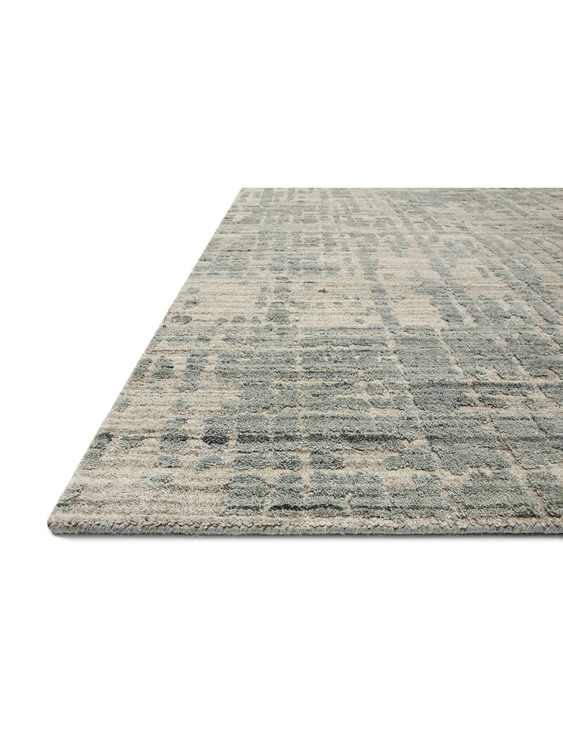Arlo ARL02 Stone/Turquoise 5'6" x 8'6" Rug