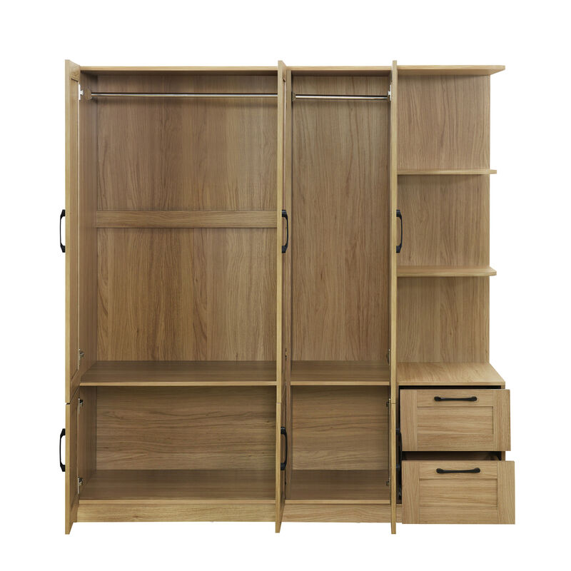 Merax 3-Door Storage Wardrobe Closet