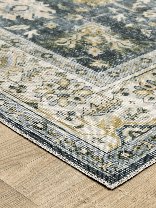 Charleston 2' x 3' Blue Rug