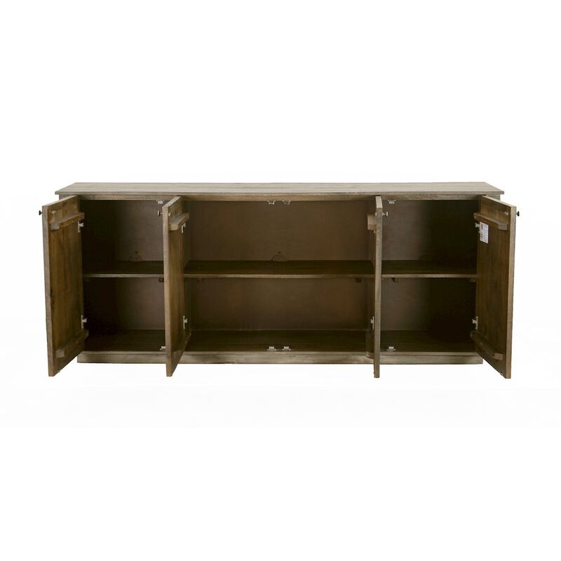 Alex Hamilton Archie Solid Wood Sideboard in North Creek Brown
