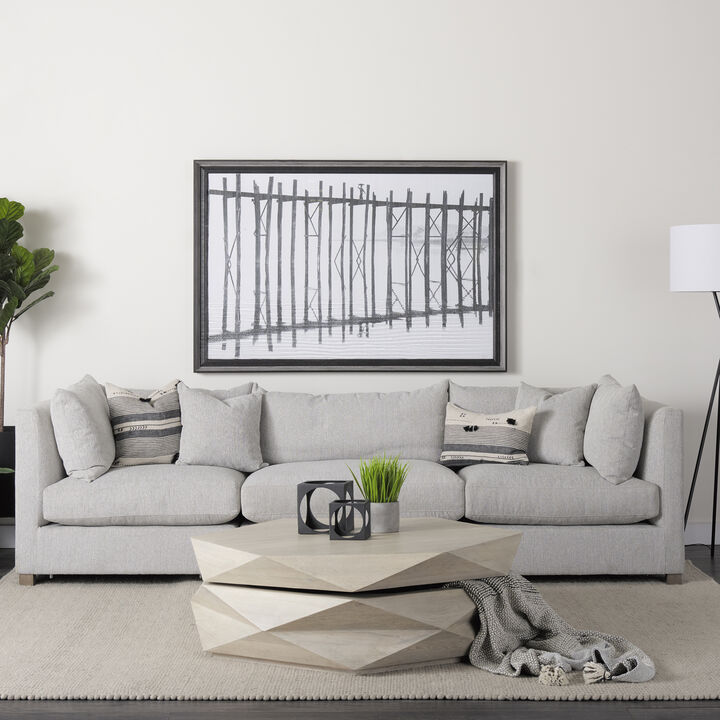 Arreto 48" White Coffee Table