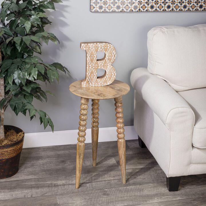 Butler Specialty Company Fluornoy Wood Side Table, Light Brown