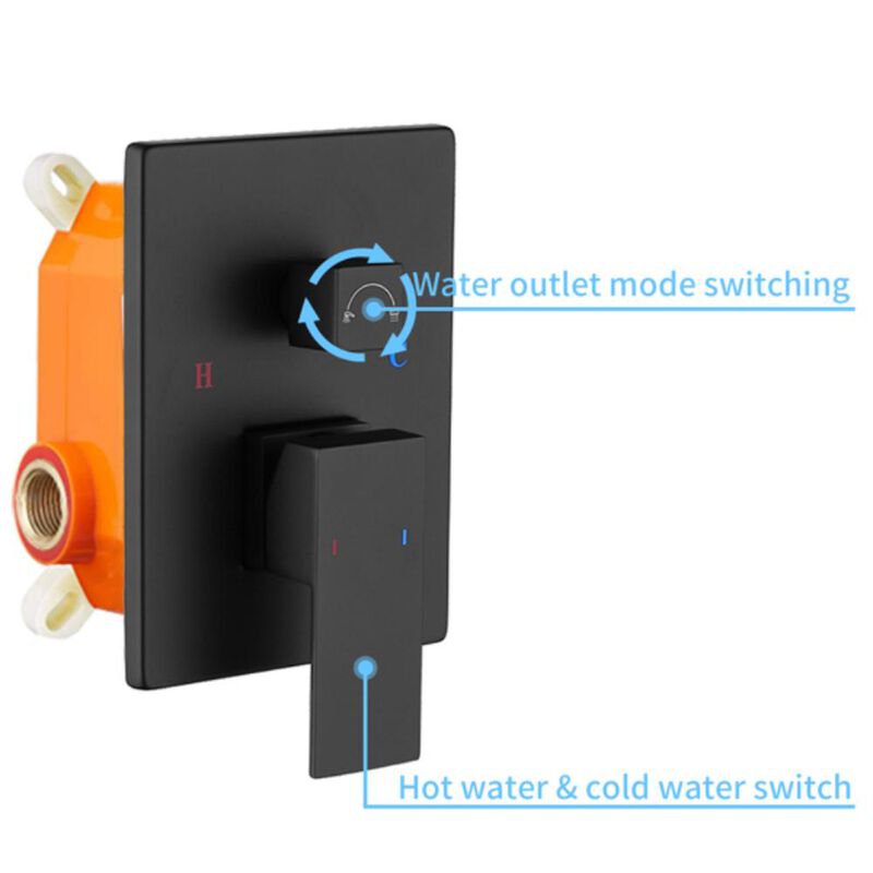 Shower System Combo Set Modern Shower Faucet with Adjustable Features for a Luxurious Bathing Experience