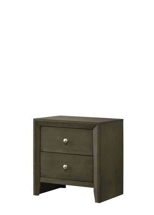 ACME Ilana Nightstand, Gray Finish