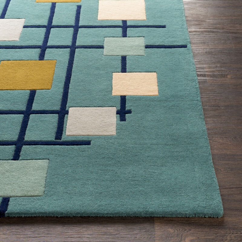 Forum FM-7201 10' x 14' Blue Rug