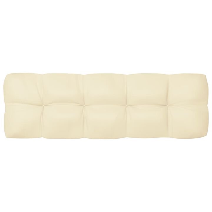 vidaXL Pallet Sofa Cushions 5 pcs Cream
