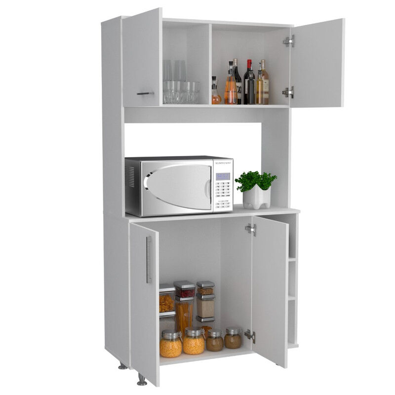 Pantry Cabinet Delaware, Kitchen, White