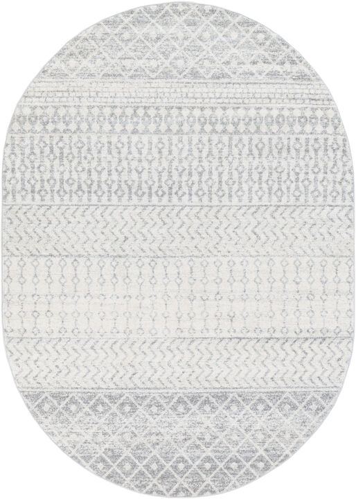 Elaziz ELZ-2345 7'10' x 10'3' Gray Rug