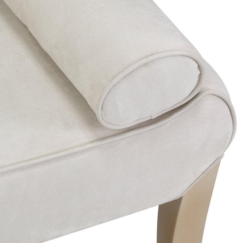 Michael Amini Malibu Crest Bed Bench - Chardonnay