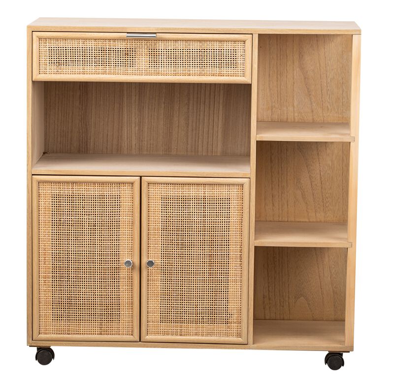 Solid Wood Serving Cart
