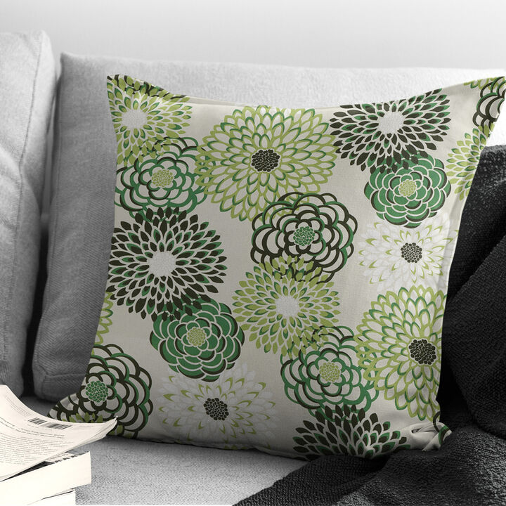 6ix Tailors Fine Linens Garden Stow Green Decorative Throw Pillows