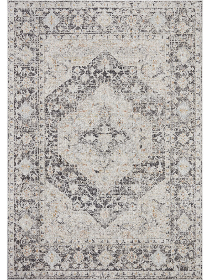 Monroe MON01 Charcoal/Multi 7'10" x 10' Rug