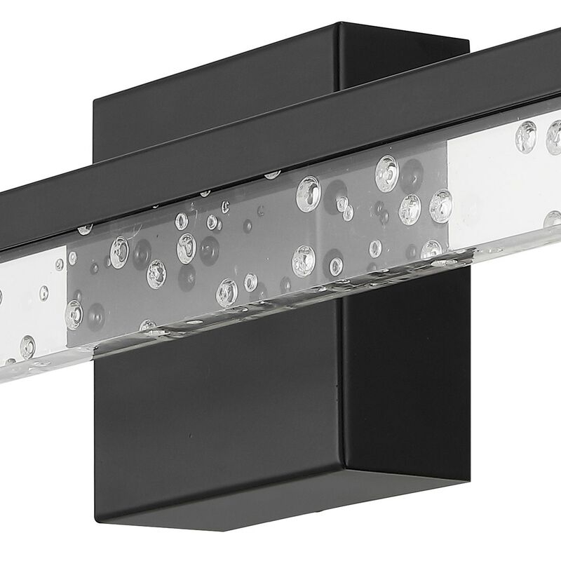 Mario Modern Contemporary Iron/Seeded Acrylic Integrated LED Vanity Light