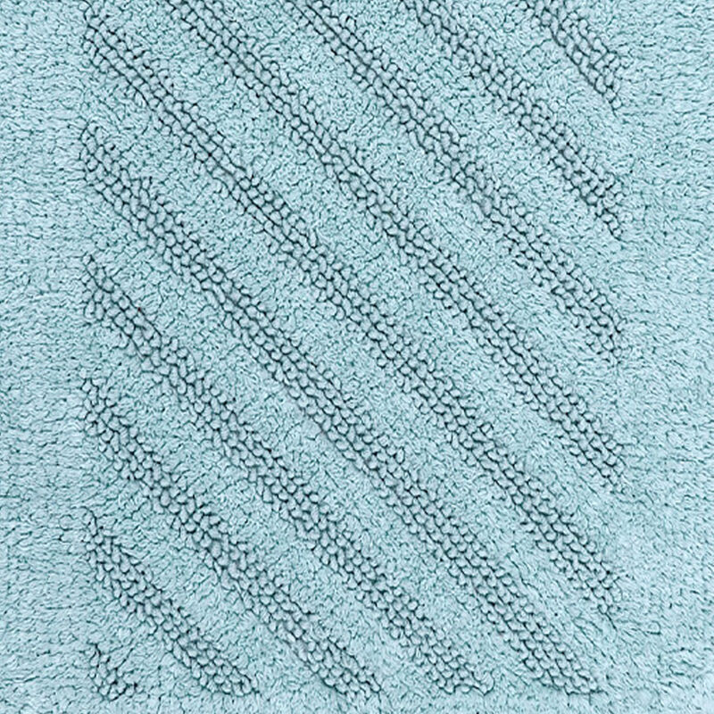 Shooting Star 220 GSF Reversible Bath Rug 17 x 24 - Light Blue