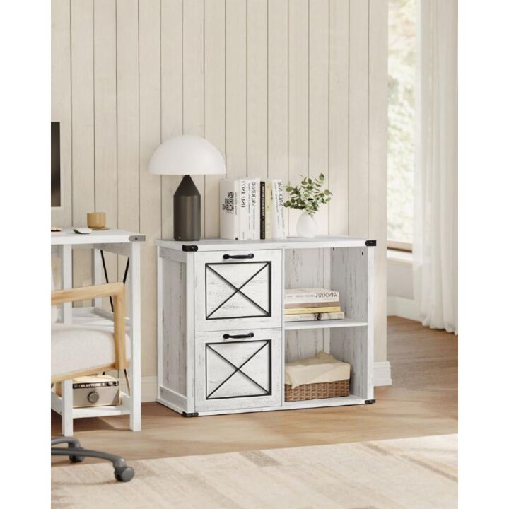 Compact Lateral File Cabinet with Multiple Drawers for Efficient Office Storage