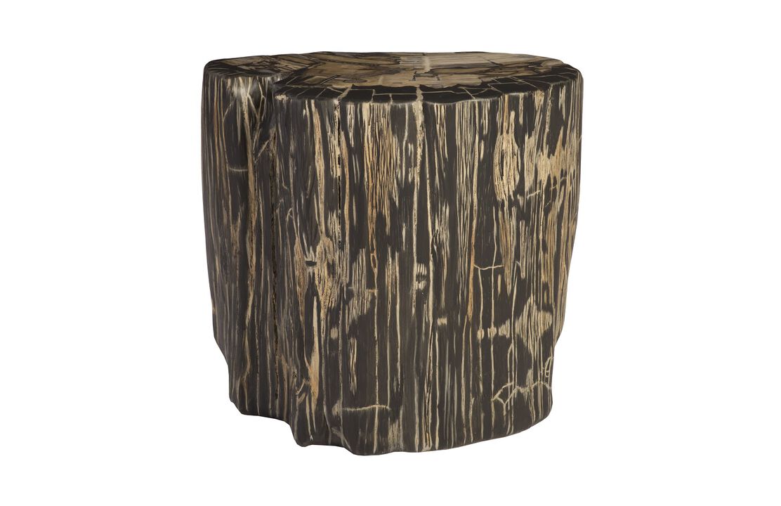 Cast Petrified Wood Stool