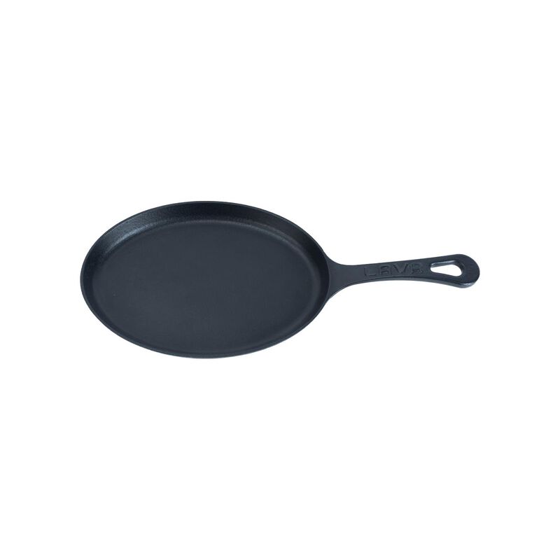 Cast Iron 9.25" x 7" x h:1" Oval Black Cast Iron Pan