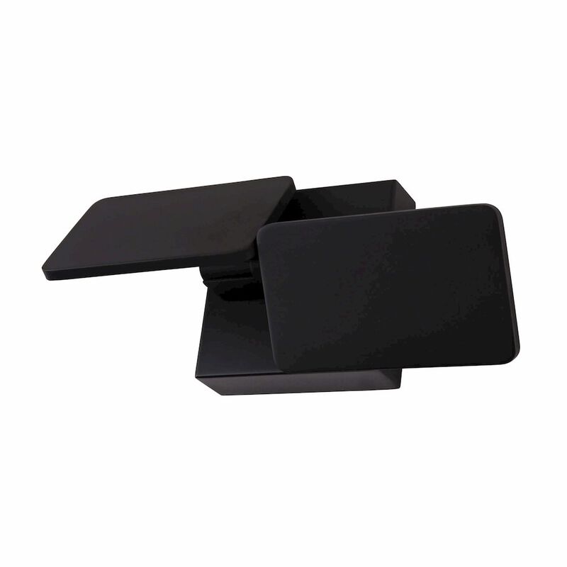 VONN Lighting Rotative Up-Down Integrated LED Wall Sconce Light in Black