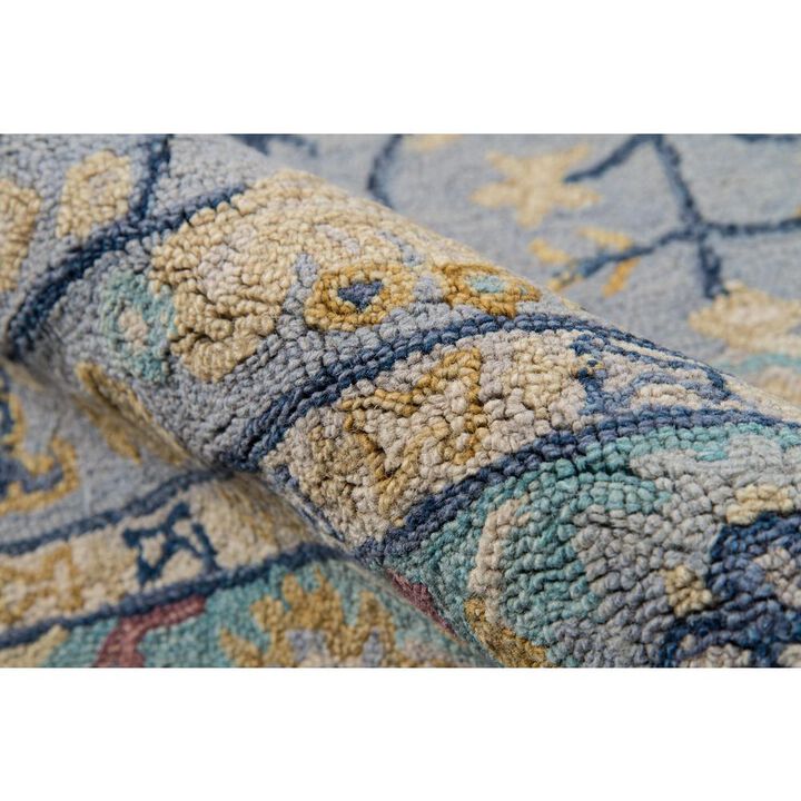 Momeni Traditional Rectangle Area Rug, Blue, 7'6 X 9'6