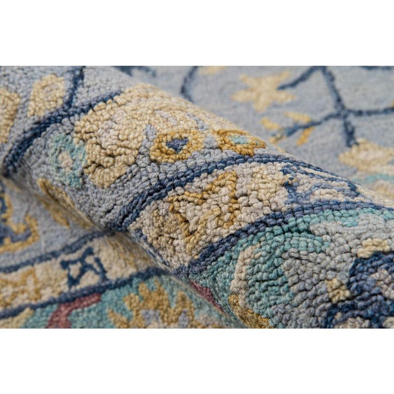 Momeni Traditional Rectangle Area Rug, Blue, 7'6 X 9'6