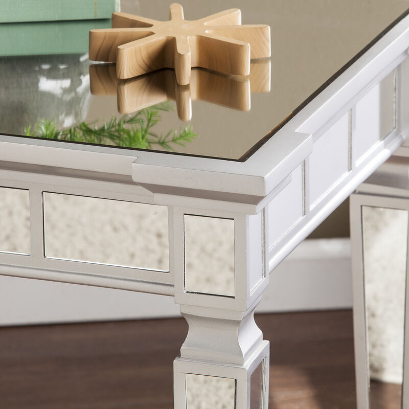 Fareham Mirrored End Table