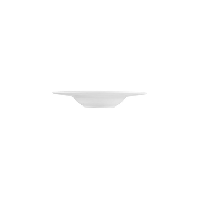 Porcelain Madrid dia.8.75" h:1.25" 6 oz. Round White Porcelain Bowl (Set of 4)