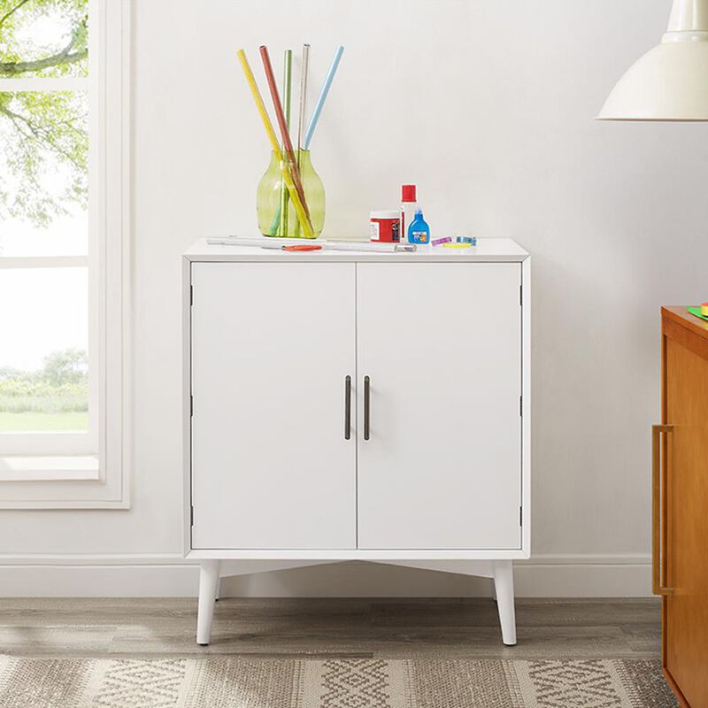 Crosley Furniture Landon Bar Cabinet White