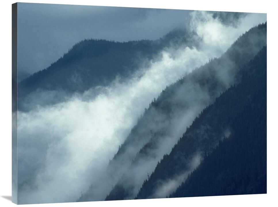 Mist rising in the Cascade Mountains near Hope, British Columbia, Canada-Canvas Art-40x30
