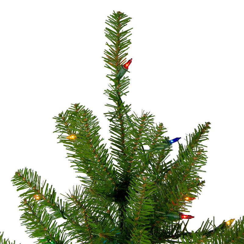 6.5 Pre Lit Northern Pine Full Artificial Christmas Tree Multi-Color Lights