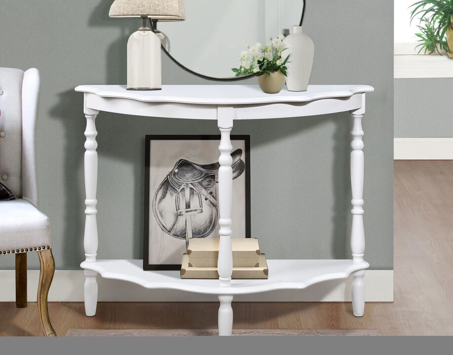 Merax Retro Console Table with 1 Open Shelf