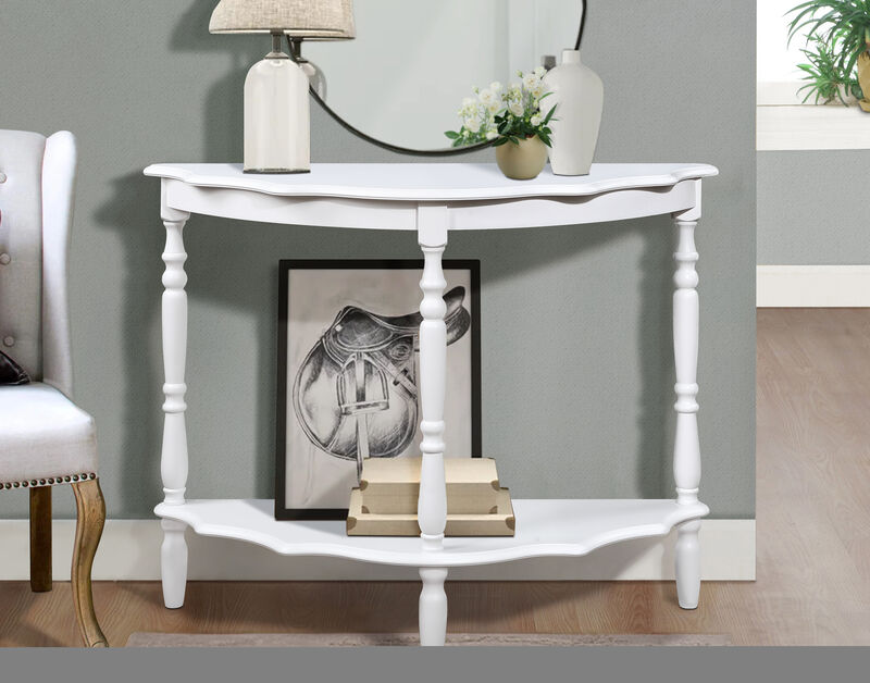 Merax Retro Console Table with 1 Open Shelf