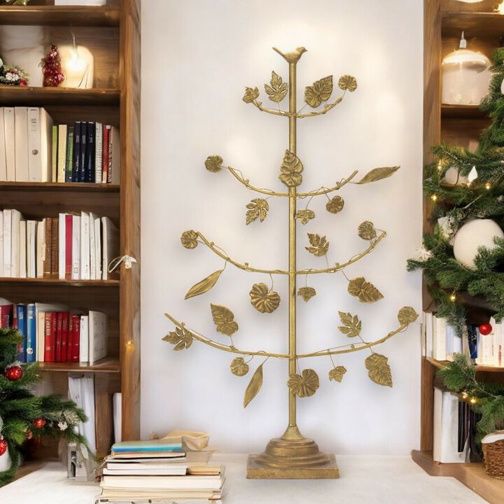 Tree with Leaves for Home Décor, Indoor and Outdoor Decorations, and Nature-Inspired Accents
